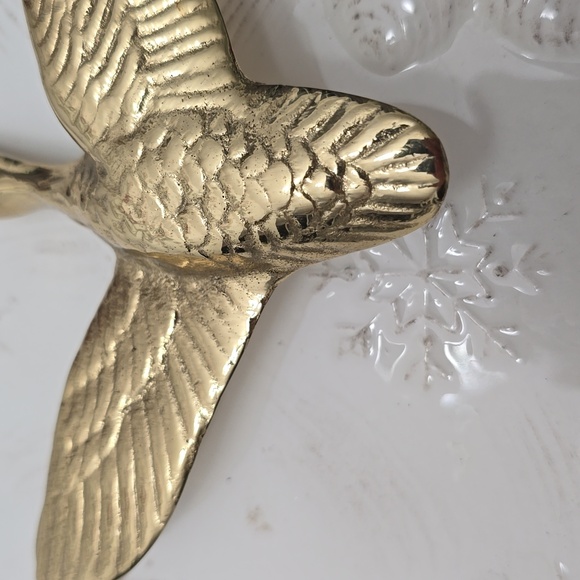 Vintage All Brass Duck Damper Flue Pull Hook Hanger Fireplace Opener Cabin Decor - Picture 10 of 13